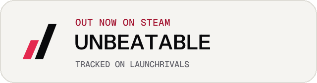 Light launch badge for UNBEATABLE