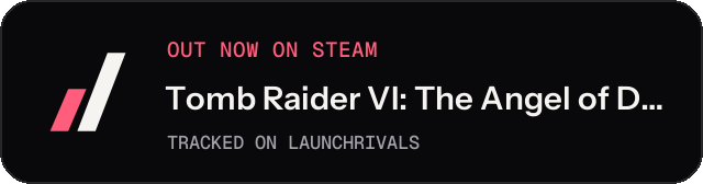 Dark launch badge for Tomb Raider VI: The Angel of Darkness (2003)