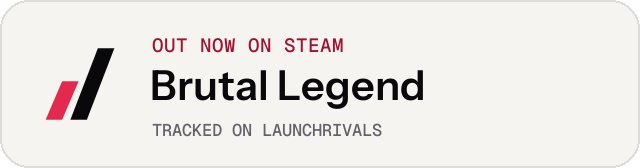 Light launch badge for Brutal Legend