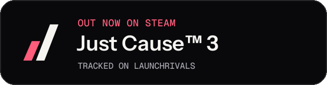 Dark launch badge for Just Cause™ 3