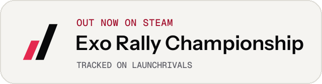 Light launch badge for Exo Rally Championship