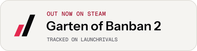 Light launch badge for Garten of Banban 2