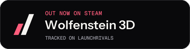 Dark launch badge for Wolfenstein 3D