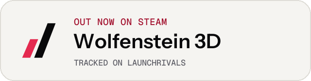 Light launch badge for Wolfenstein 3D