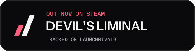 Dark launch badge for DEVIL'S LIMINAL