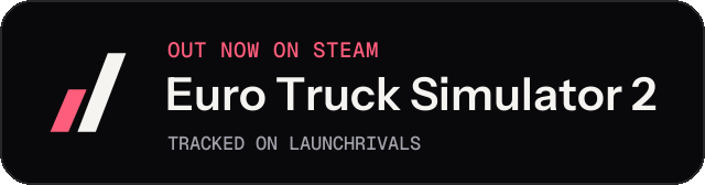 Dark launch badge for Euro Truck Simulator 2