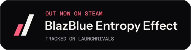 Dark launch badge for BlazBlue Entropy Effect