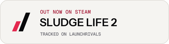 Light launch badge for SLUDGE LIFE 2