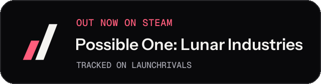 Dark launch badge for Possible One: Lunar Industries