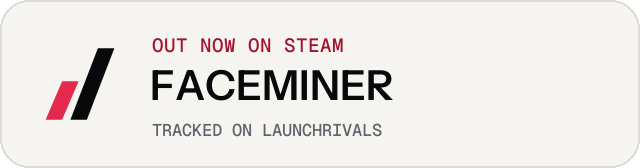 Light launch badge for FACEMINER