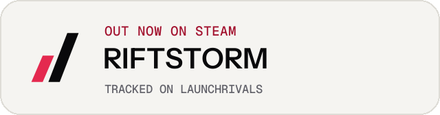 Light launch badge for RIFTSTORM