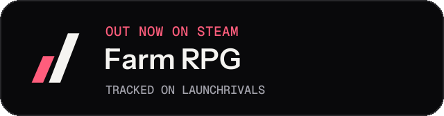 Dark launch badge for Farm RPG