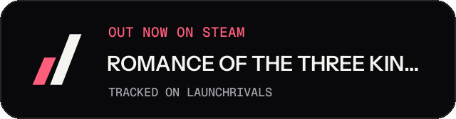 Dark launch badge for ROMANCE OF THE THREE KINGDOMS 8 REMAKE