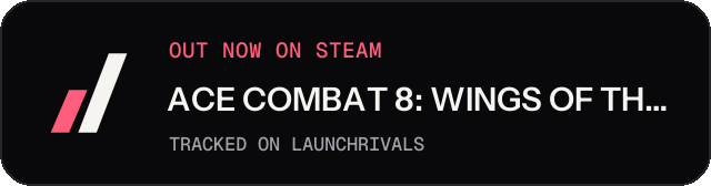 Dark launch badge for ACE COMBAT 8: WINGS OF THEVE
