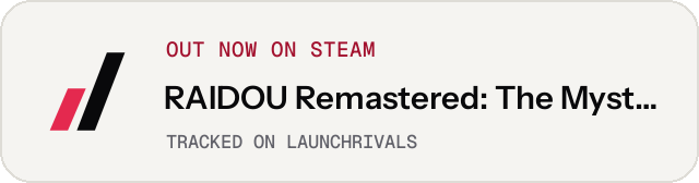 Light launch badge for RAIDOU Remastered: The Mystery of the Soulless Army