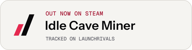 Light launch badge for Idle Cave Miner
