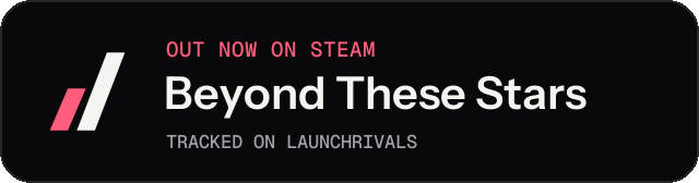 Dark launch badge for Beyond These Stars
