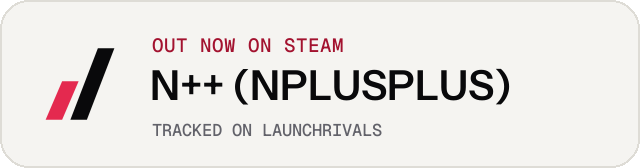 Light launch badge for N++ (NPLUSPLUS)