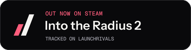 Dark launch badge for Into the Radius 2