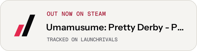 Light launch badge for Umamusume: Pretty Derby - Party Dash