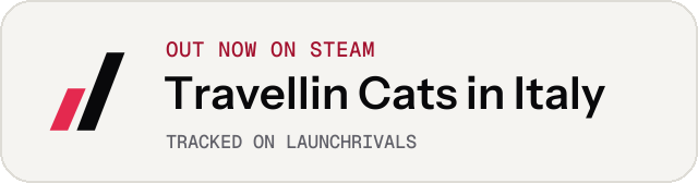 Light launch badge for Travellin Cats in Italy