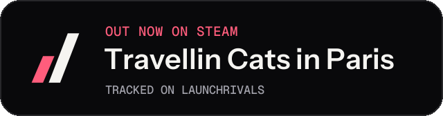 Dark launch badge for Travellin Cats in Paris
