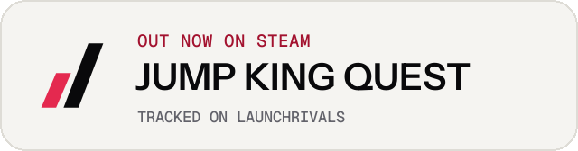 Light launch badge for JUMP KING QUEST