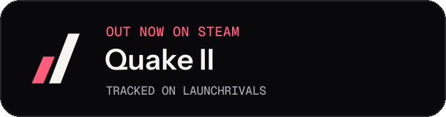 Dark launch badge for Quake II