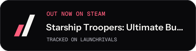 Dark launch badge for Starship Troopers: Ultimate Bug War!
