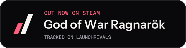 Dark launch badge for God of War Ragnarök