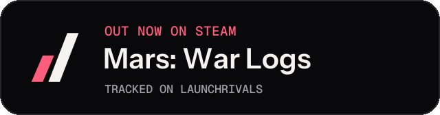 Dark launch badge for Mars: War Logs