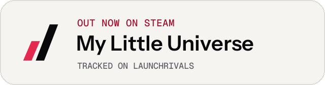 Light launch badge for My Little Universe