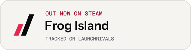 Light launch badge for Frog Island