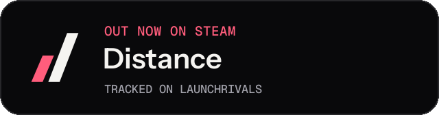 Dark launch badge for Distance