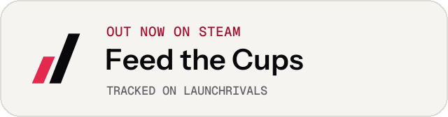 Light launch badge for Feed the Cups