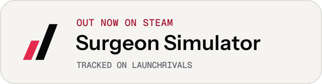 Light launch badge for Surgeon Simulator