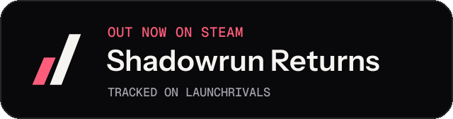 Dark launch badge for Shadowrun Returns
