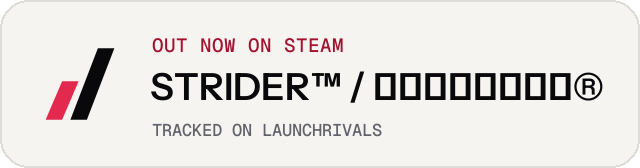 Light launch badge for STRIDER™ / ストライダー飛竜®