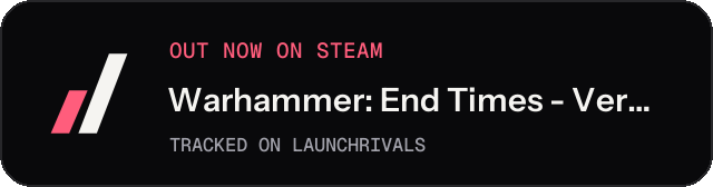 Dark launch badge for Warhammer: End Times - Vermintide