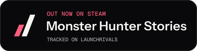 Dark launch badge for Monster Hunter Stories