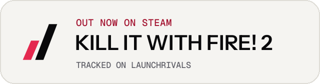 Light launch badge for KILL IT WITH FIRE! 2