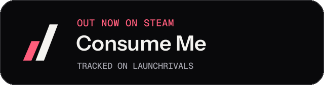 Dark launch badge for Consume Me