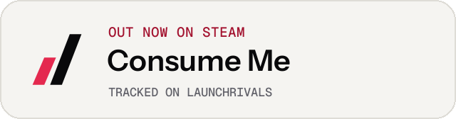 Light launch badge for Consume Me