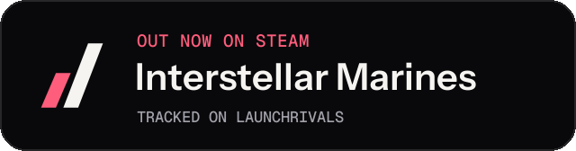 Dark launch badge for Interstellar Marines