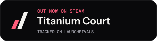 Dark launch badge for Titanium Court