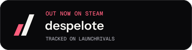 Dark launch badge for despelote