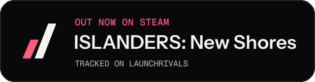Dark launch badge for ISLANDERS: New Shores