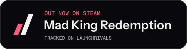 Dark launch badge for Mad King Redemption