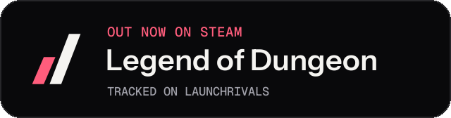 Dark launch badge for Legend of Dungeon