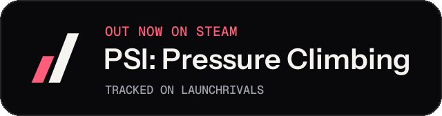 Dark launch badge for PSI: Pressure Climbing